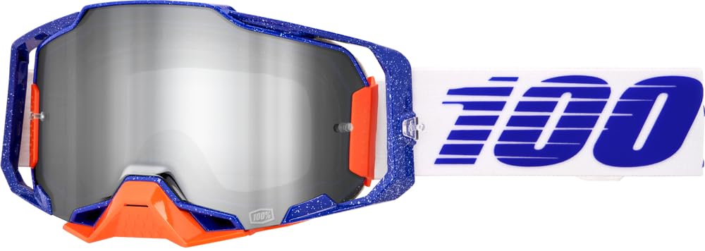 100% ARMEGA Goggles - Eyewear for Dirt Bikes, Motocross, Motorcycle, & Bike Sports - Durable Mountain Biking Goggles