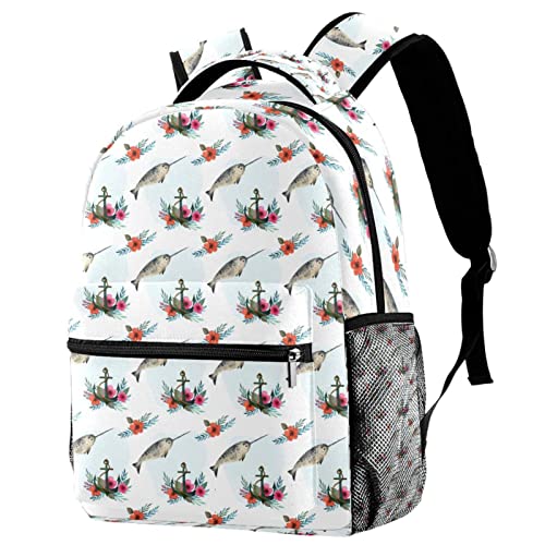 Sac à dos aquarelle avec porte-bouteille et bretelles confort de voyage