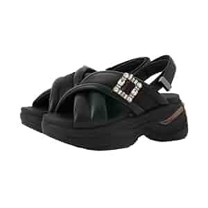 ダイアナ クロス スポーツサンダル 黒 24.5 ダイアナ クロス スポーツサンダル 黒 24.5 靴・バッグの