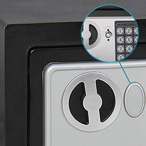 ZENY Digital Security Cabinet Safe Box Solid Steel Construction Hidden with Deadbolt Lock Wall-Anchoring Design