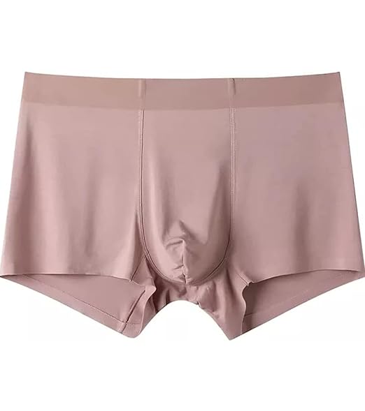 Panavi Creation Men's Lycra Ice Silk Underwear Boxer Briefs Breathable Casual Style Printed Shorts Multi-Color Pack of 3