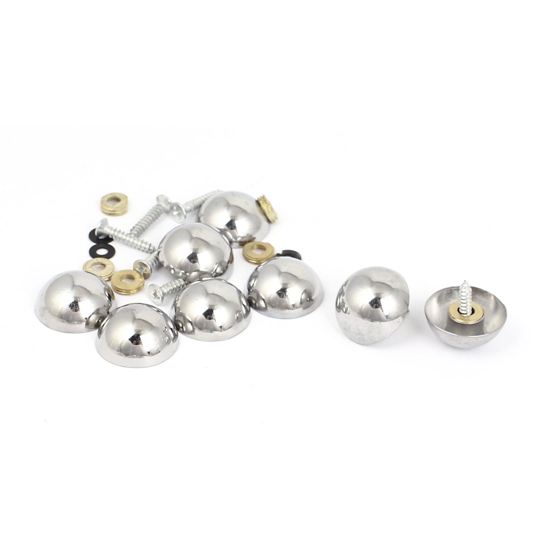 Aexit 23mm Cap quality Parts Dia Metal Semisphere renovation Tacks Decorative Mirror Nails 8Pcs Model:94as268qo572