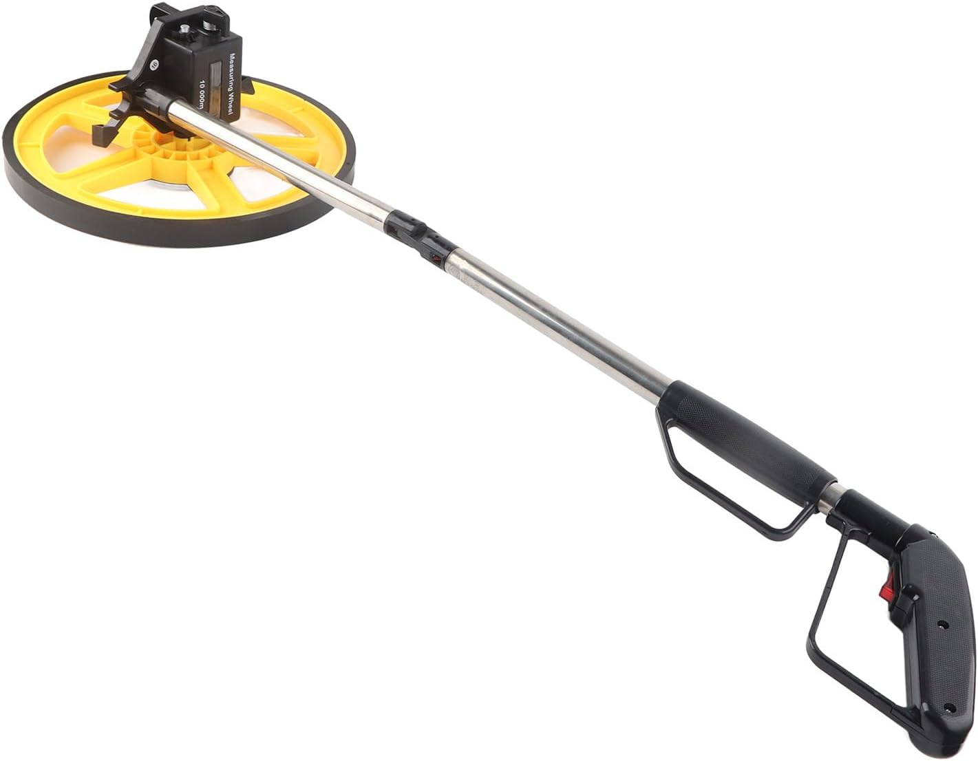 Measuring Wheel, Mechanical Range Measuring Wheel 9ft 10cm Accuracy Distance Measuring Roller with Handle Brake and Reset (LED mechanical wheel)