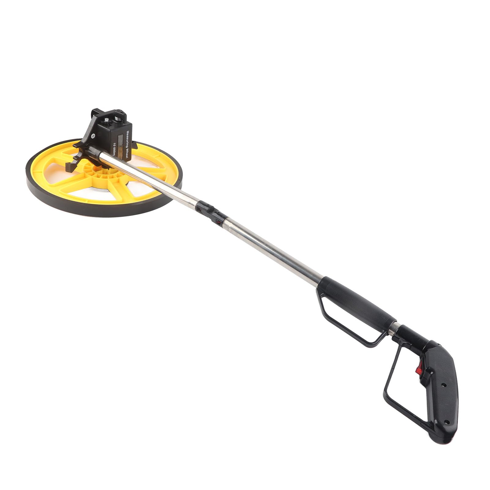 Yctze Rueda Mecánica de Medición de Distancias de 9999 Pies con Luz LED para una Medición Precisa y sin Esfuerzo, para Construcción y Gestión de Obras (rueda mecánica LED)