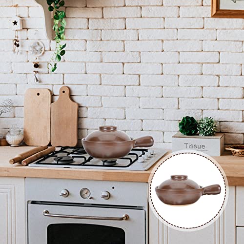 Cabilock Pote Para Pastas Casserole Dish Ceramic Soup Bowl with Lid And Handle Casserole Stew Pot So