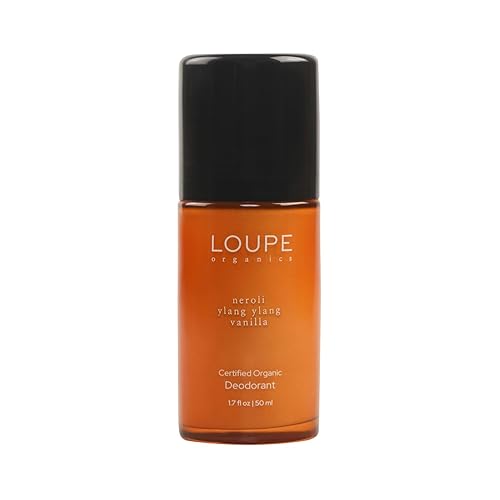 LOUPE  Desodorante orgánico certificado roll-on para mujeres y hombres  Ingredientes a base de plantas, limpios y seguros  Piel sensible  Perfumado