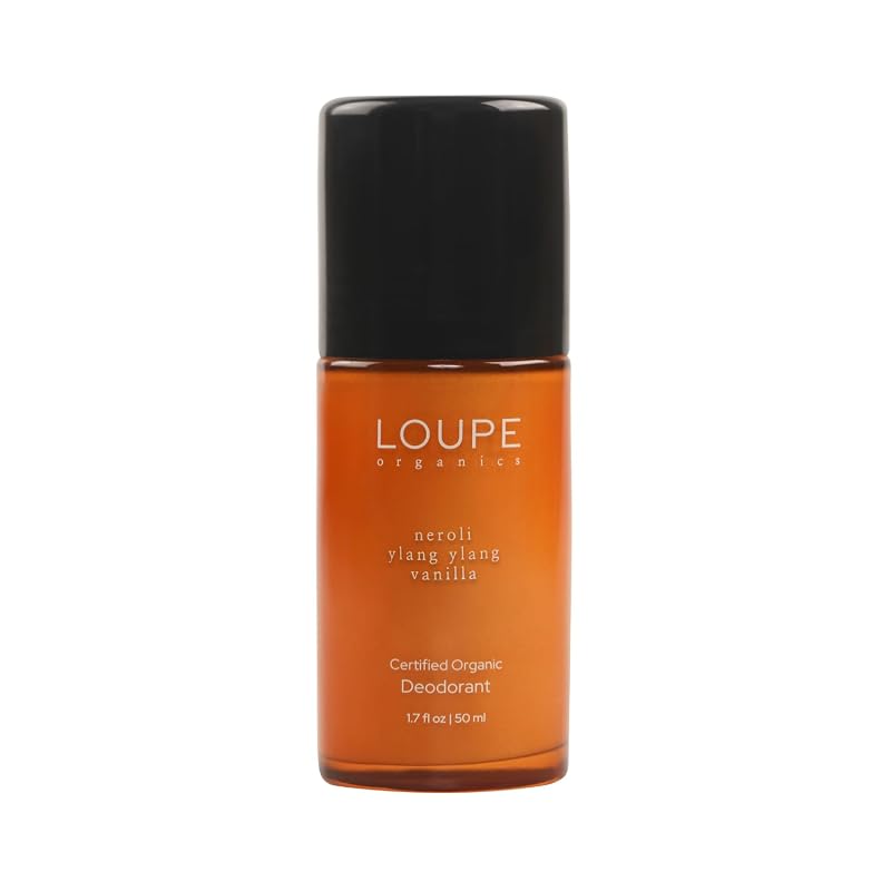 Desodorante roll-on orgânico certificado LOUPE ORGANICS Neroli, Ylang Ylang e Vanilla
