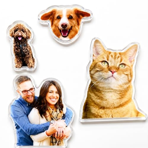 Imán de Foto Personalizado de Acrílico para Refrigerador miniatura 1