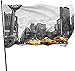 Produktbild If Nothing Flagge 3 X 5 Ft gelbes Taxi in Street View von NYC New York City Home Decoration Robustes Polyester für Outdoor/Indoor/Garden