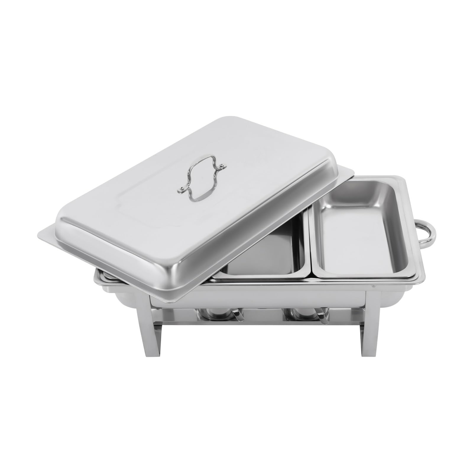 Scaldavivande Commerciale in Acciaio Inossidabile Set 3 Scomparti 7 5L Rettangolare for Buffet for Banchetti di Catering for Feste Buona Conservazione del Calore