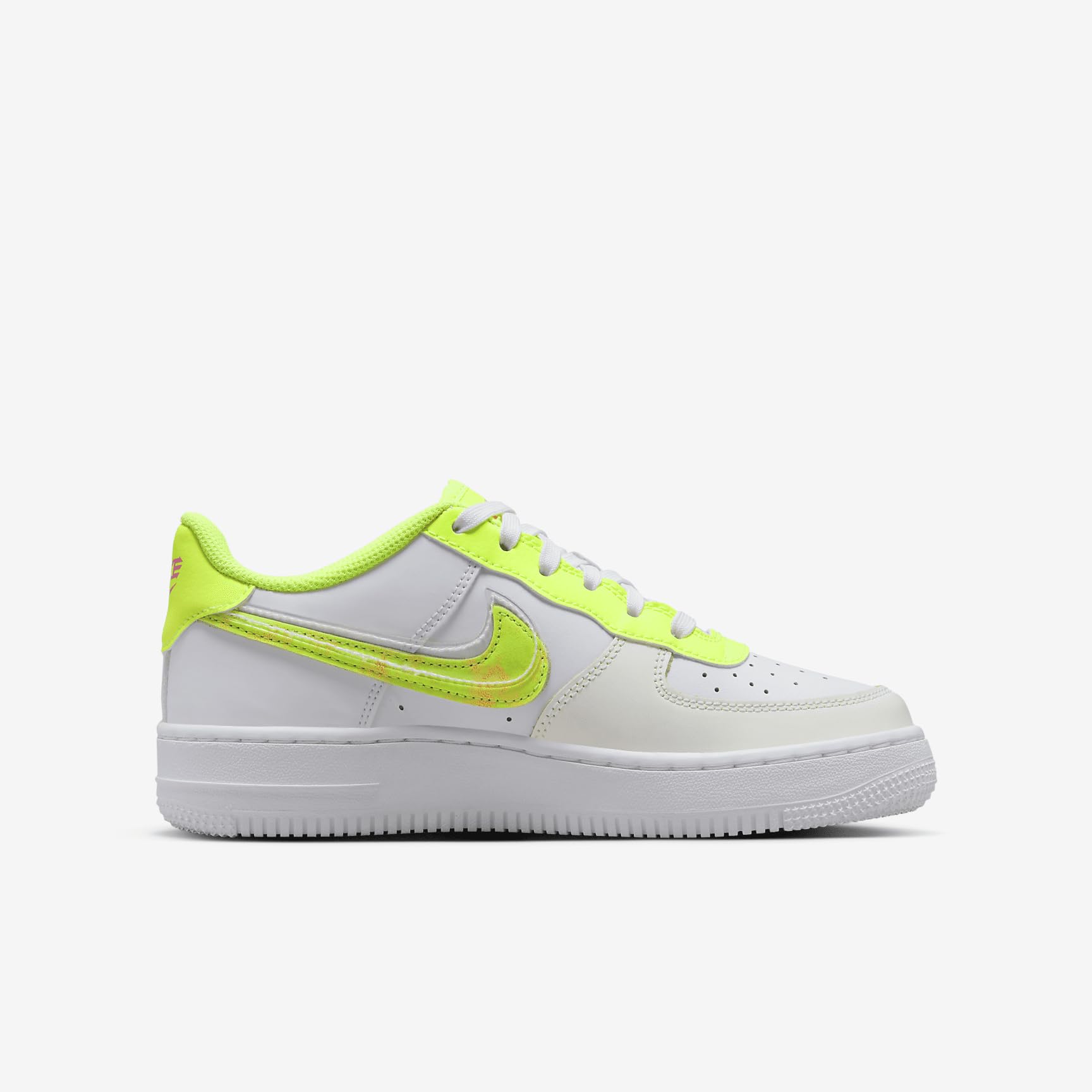 Nike Air Force 1 '07 DV3505-100 Orange Jumbo Swoosh