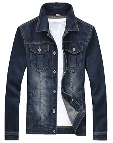 Xueyin® Men's Denim Jacket Slim Fit