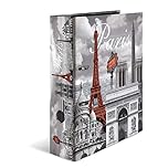 HERMA Lever Arch File Trend Cities with Paris Motif, A4, 70 mm Spine, with Inner Print, 1 Folder