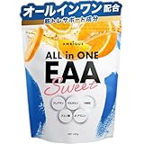 💪【オールインワン配合】 必須アミノ酸全9種に加え、筋トレサポート成分*《クレアチン・グルタミン・ HMB・クエン酸・β-アラニン》を厳選配合。 *トレーニング中の栄養補給。成分： ロイシン3000mg、イソロイシン750mg、バリン750mg、トレオニン150mg、リジン2810mg、メチオニン150mg、ヒスチジン100mg、フェニルアラニン250mg、トリプトファン40mg 💪【オレンジ風味】ジュースのように美味しいEAA！ 💪【飲み方】 トレーニング中に飲むことで、トレーニングの最後まで...