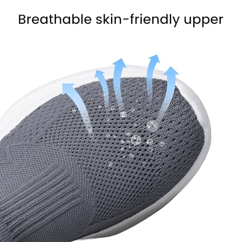 Men's Slip On Walking Shoes Comfortable Lightweight Breathable Socks Shoes Casual Mesh Tennis Gym Running Sneakers4