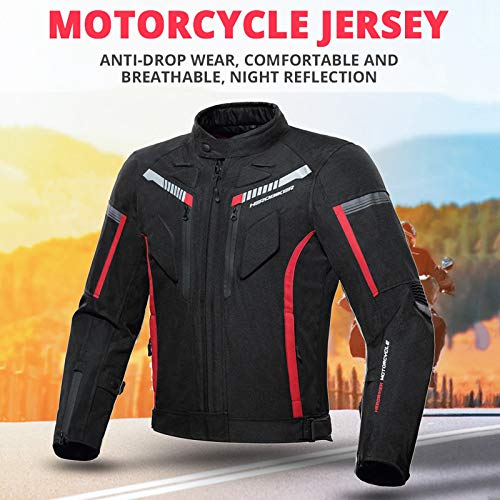 Jaqueta masculina de motociclista Homyl Armored, impermeável, para todos os climas, equipamento de p