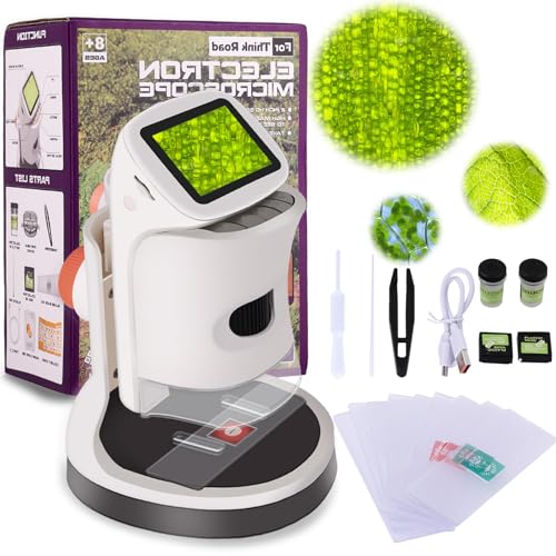 Image of Microscope for Kids,1000x Handheld Microscope,2 inch HD Screen, Portable Educational Gift,Suitable for Kids 8-12