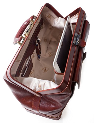 D&D - Borsa medico in vera pelle con vano