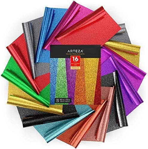 ARTEZA ARTZ-9157 Fabric-Iron-on-transfers, Glitter 16