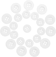 Vista 8 de ButtonMode Botones de bata de laboratorio (se adapta a AllHeart, Dickies, higos, manos curativas, Landau Labcoats) con 2 agujeros, juego de 22