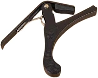 Cejilla para guitarra, 6 cuerdas acústica y guitarra eléctrica, tono perfecto en cualquier traste, color negro