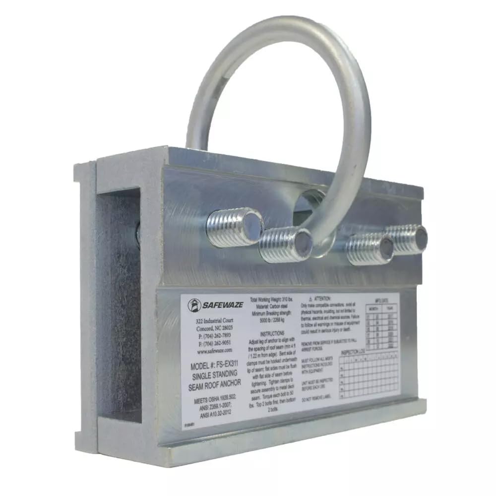 Safewaze FS-EX311 Standing Seam Roof Anchor