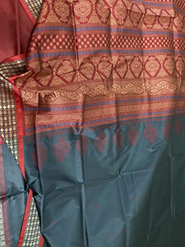 HerClozet grey bomkai silk saree – image 5