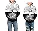 Basoteeuo 3D Galaxy Hoodies for Boys Girls Pullover Sweatshirts Sweater Kids Clothes