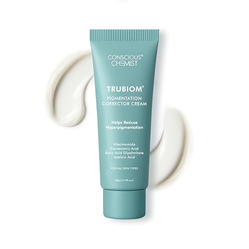 Conscious Chemist Kojic Acid Face Cream | 20g | Azelaic Acid Cream for Men & Women with Niacinamide | Anti Pigmentation, Reduce Dark Spots, All Skin Type - Trubiom