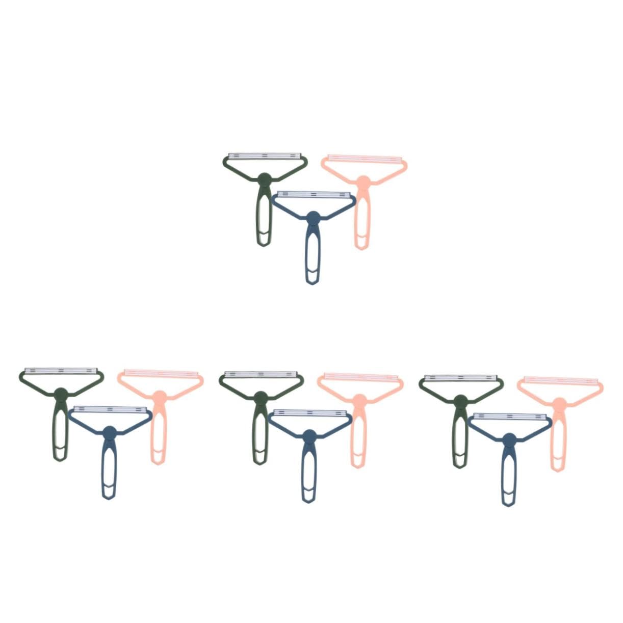 24 Piezas Quitapelusas Manual Portátil Removedor Reutilizable de Pelusas y Bolitas para Ropa Suéteres Abrigos y Tejidos contra Pelo de Mascota Diseño Compacto para Viaje