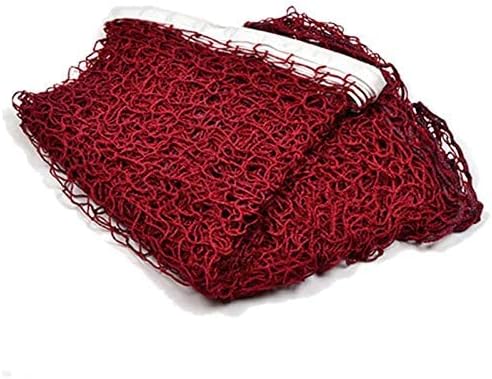 Ubersweet® Standard Badon Net Indoor Outdoor Sports Volleyball Training Porta Quickstart Tennis Badon Net 6.1m * 0.76m : red