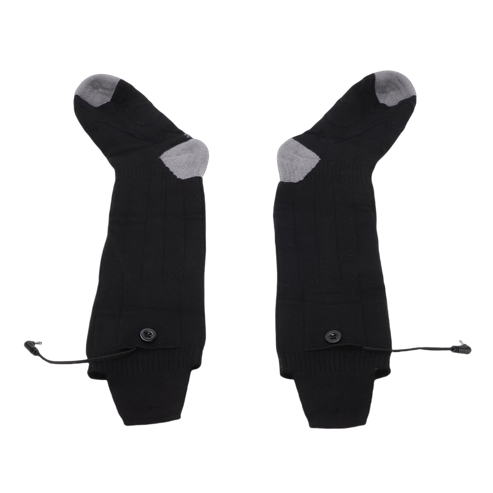 Haofy Chaussettes Chauffantes Rechargeables en Matériau Modal pour Le Ski, la Randonnée, Batterie 5000 MAh avec 4 Niveaux de Chaleur Réglables pour Les Déplacements Quotidiens en Hiver, Les