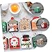 TOPPERFUN 24pcs Christmas Treat Boxes for Sweets Candy and Festive Containers Featuring Christmas Trees Gingerbread Men Houses and Santa for Parties and Celebrations