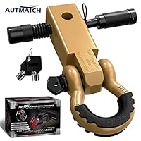 Amazon.co.jp: AUTMATCH シャックルヒッチレシーバー 5.08センチ