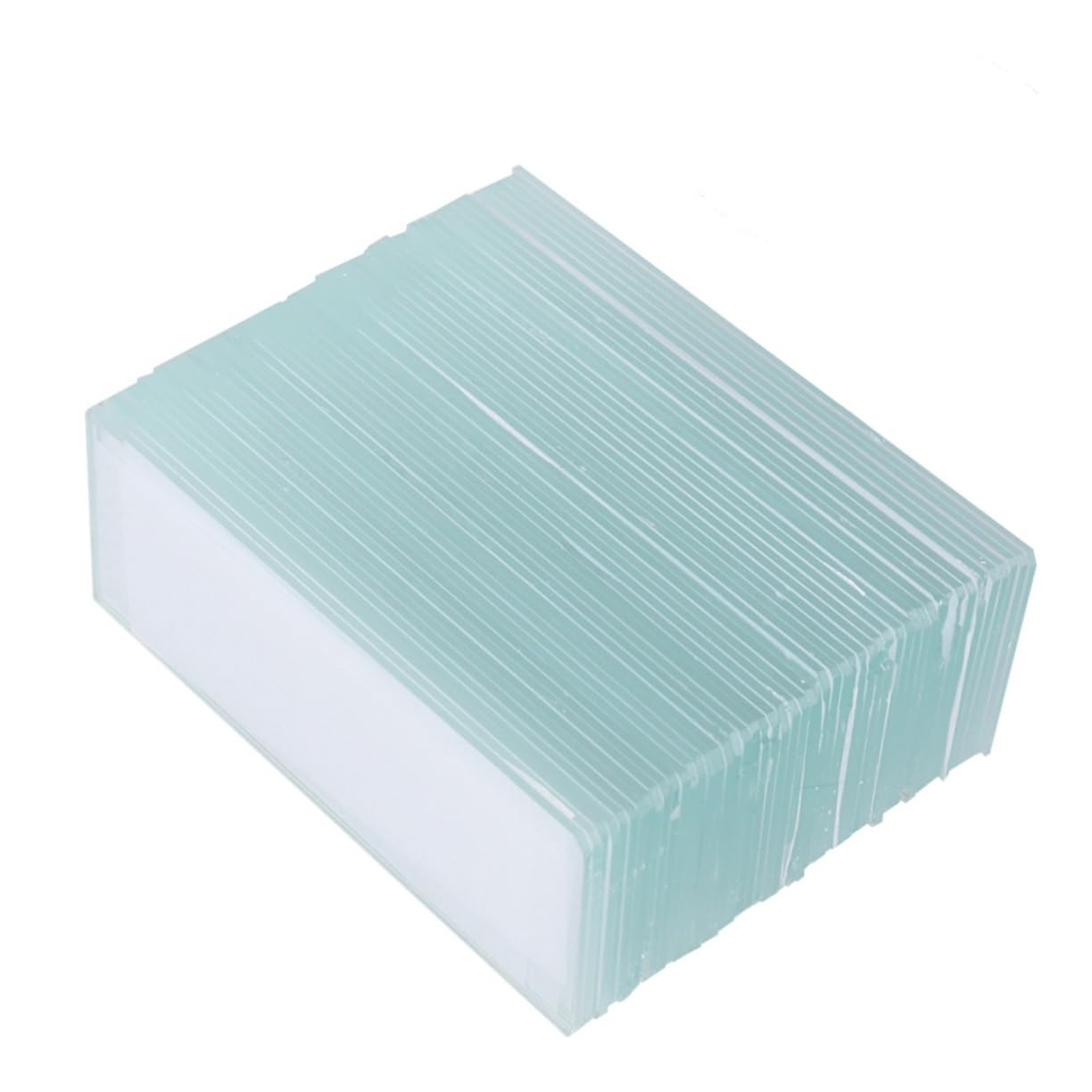 Ciieeo 100Pieces Microscope Slide Pre Cleaned Blank Glass Slides with Coverslips for Educational Use Biology Chemistry and Forensic Science