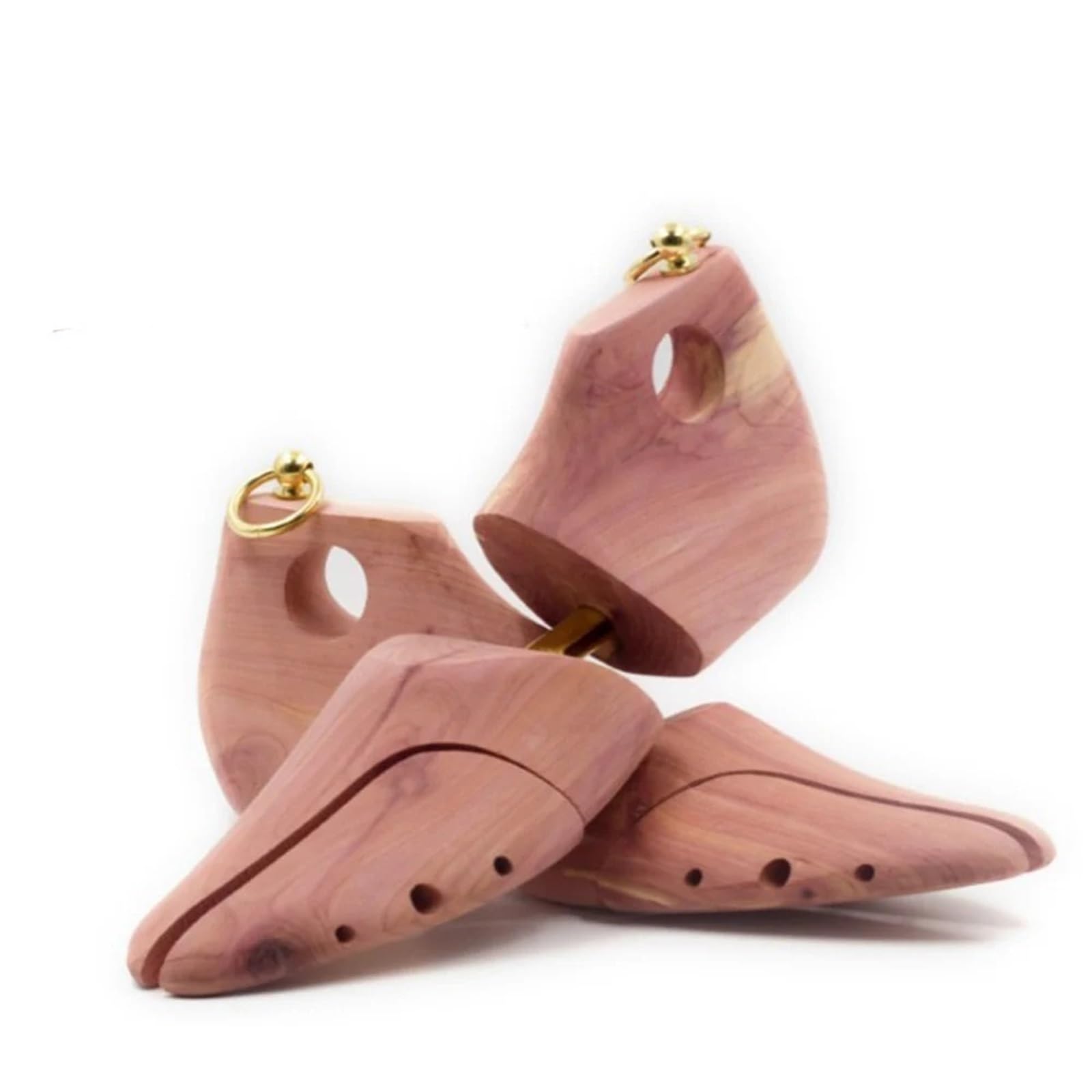 1 par de ensanchadores zapatos ajustables madera cedro rojo for hombre, soporte for árbol, dispositivo expansor botas