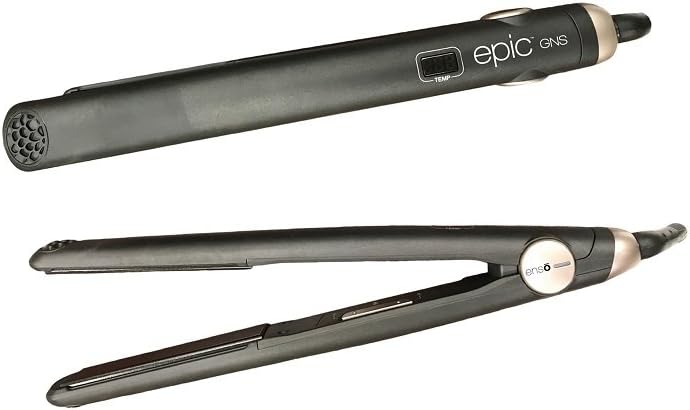 Enso Epic GNS Digital Auto Shut off Slim Black Ceramic Styling Flat Iron Hair Straightener, 1 inch