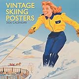 vintage skidress SCHÖNER FAMILIENWANDKALENDER – Genießen Sie wunderschöne Ski-Poster im Vintage-Stil, während Sie planen und Ziele von September 2025 bis Dezember 2026 mit diesem ästhetischen Kalender setzen