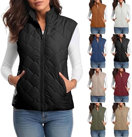 lightweight quilted vest