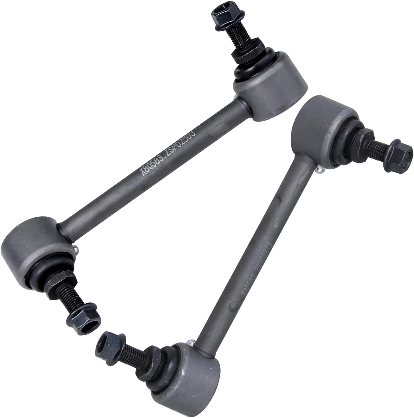 Detroit Axle – Front 2pc Sway Bars for 2004-2012 Chevrolet Colorado GMC Canyon Isuzu i-350 i-370, 2 Stabilizer Sway Bar End Links 2005 2006 2007 2008 2009 2010 2011 Replacement