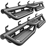 OEDRO 6 Inch Running Boards Compatible with 2019-2026 Dodge Ram 1500 Crew Cab New Body (Excl. 19-24 1500 Classic), Bolt-on Side Steps Steel Nerf Bar, Two Stairs Design