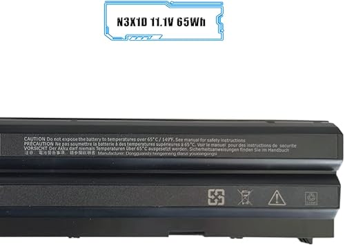 Miniatura 7 de Batería de repuesto para laptop N3X1D T54FJ M5Y0X 11.1V 65Wh para Dell Latitude E5420 E5430 E5520 E5530 E6420 E6520 E6430 E6440 E6530 E6540