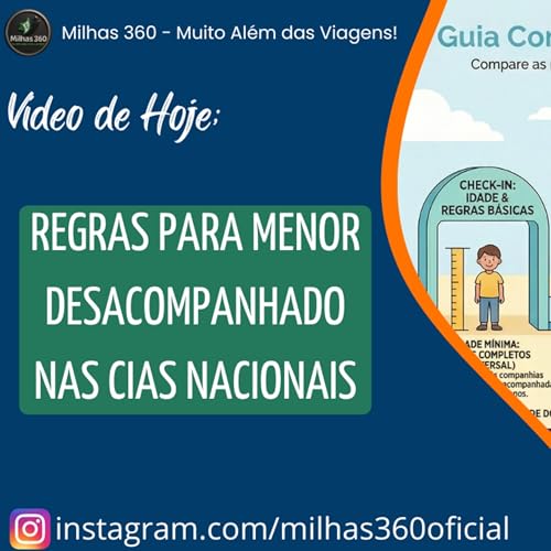 Regras para menor desacompanhado nas Cias Nacionais
