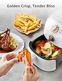 COMFEE' Compact 2.1 Quart Air Fryer with 12 Menu Options, Adjustable Timer & Temperature Control 180-400 degrees F, Dishwasher-Safe Nonstick Fry Basket