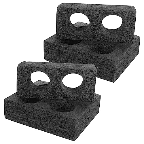 MUCKLILY 4pcs Drink Holder for Takeout Packing Stable Outdoor Cup Trays Beverage Holders for Design Prevents Spills Leakage