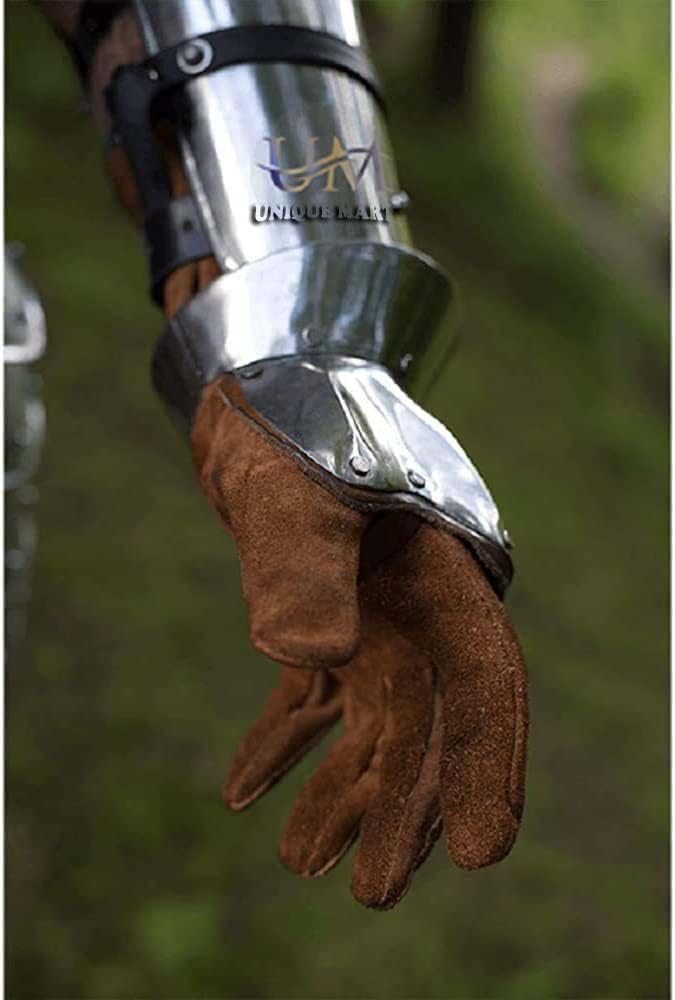 Hourglass Demi Gauntlets Medieval Hand Gloves Steel Armour Gloves gift