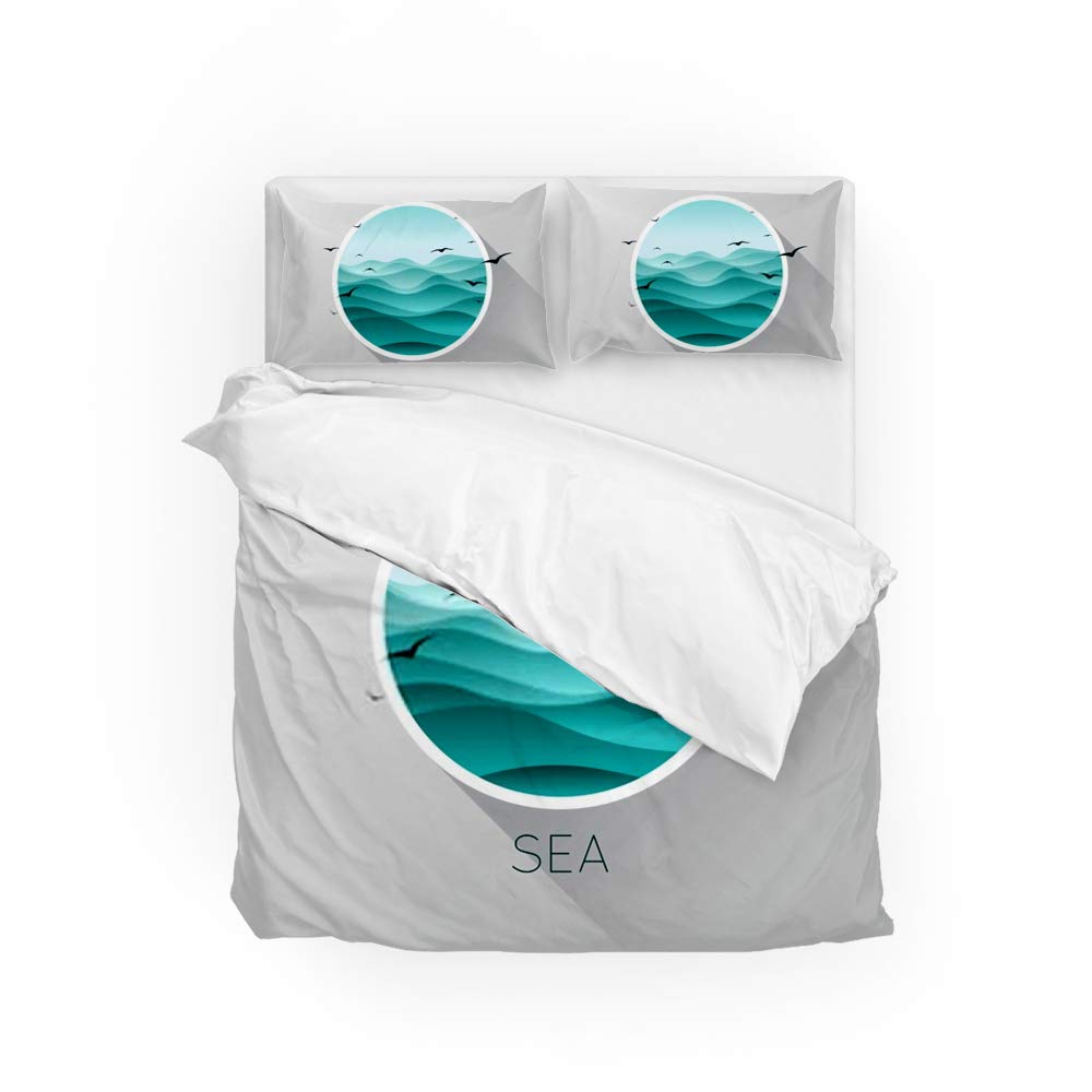 Housse de couette Long Twin CHEHONG et 2 taies d'oreiller