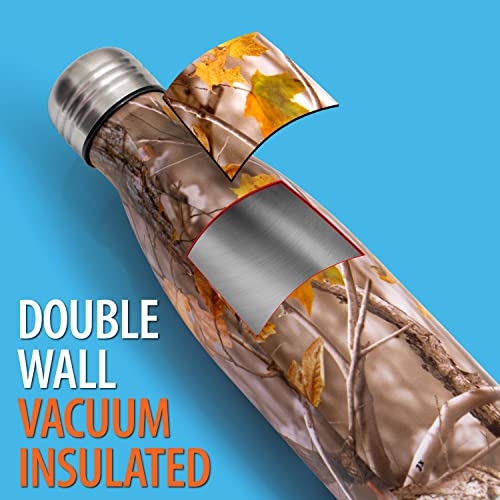 X-Pac Double Wall Stainless Steel Vacuum Bottle (Jx Camo, 16.9 Oz) #TOP2