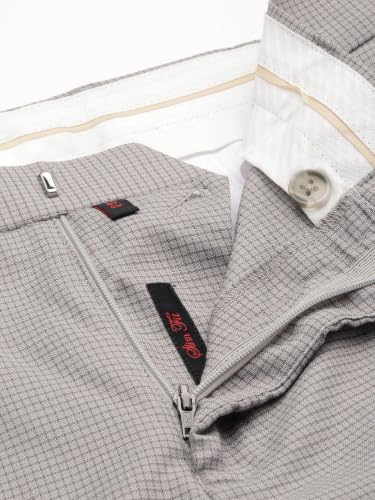 Image of Raymond Men's Slim Fit Mid Rise Polyester Blend Structure Pattern Flat Front Formal Trouser