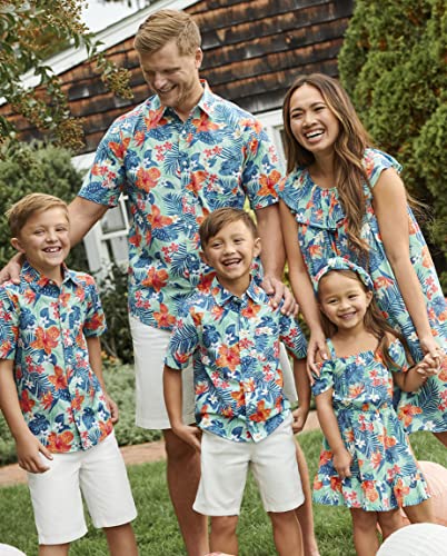 Image of The Children's Place boys Short Sleeve Button Up Shirt